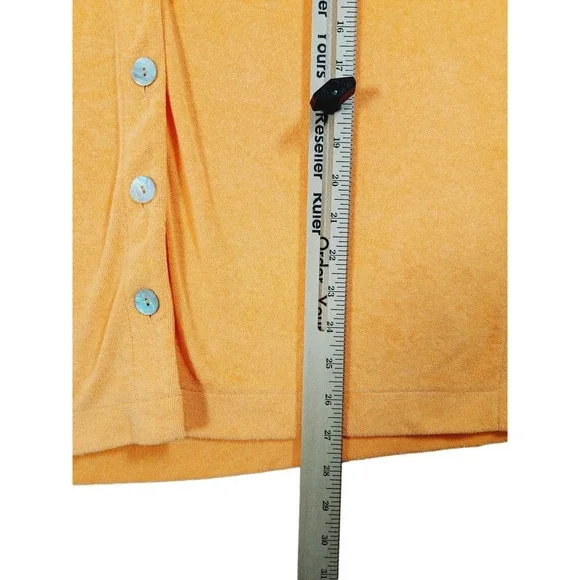 Show Me Your MuMu Women's Parker Button Down Orange Terry Size Small - Picture 7 of 9